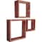 Ekena Millwork Square, Open Back, Vintage Farmhouse Shadow Box Shelves, Barnwood Decor Collection, PK3 DECR15SBSQOBRD - alternate 2